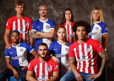 Cheap replica Atletico Madrid football kits 2023-2024